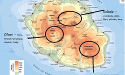 Mapa oblastí Réunion
